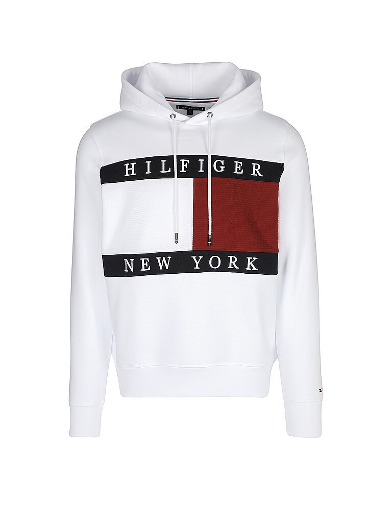 TOMMY HILFIGER Kapuzensweater - Hoodie  weiß | L